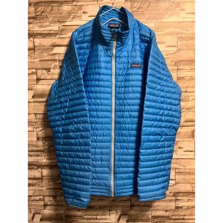 パタゴニア(patagonia)の【廃盤モデル】希少サイズ　パタゴニア　ダウン　シャツ　XL ライトブルー(ダウンジャケット)