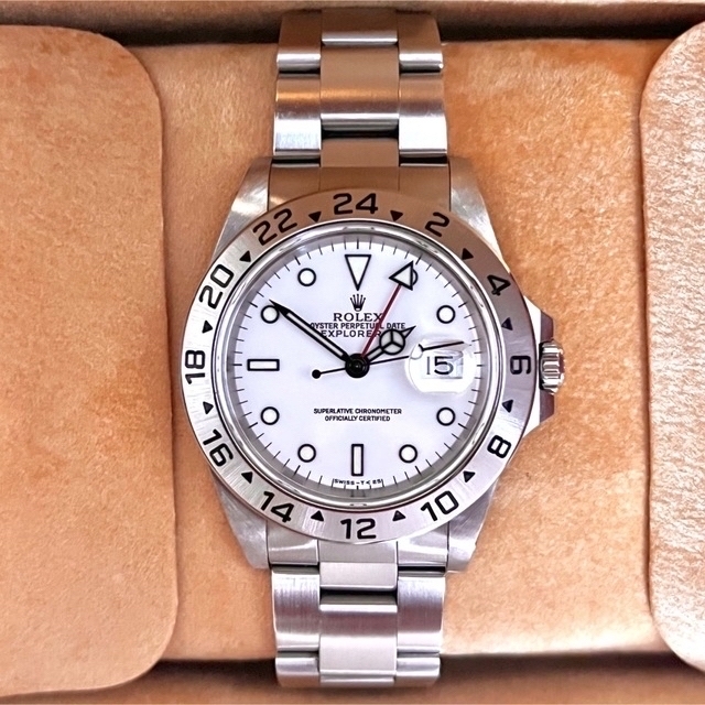 とっておきし福袋 【週末限定セール】ROLEX - ROLEX エクスプローラー2 純正革ベルト付 ノンポリッシュ 腕時計(アナログ)