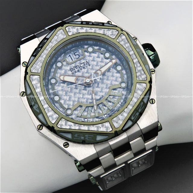 INVICTA - 斬新デザイン☆Carbon Hawk INVICTA Reserve 38904の通販 by