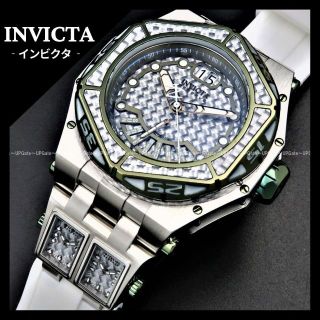 インビクタ(INVICTA)の斬新デザイン★Carbon Hawk INVICTA Reserve 38904(腕時計(アナログ))