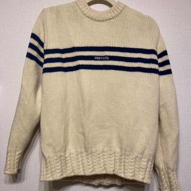 depound cable rib line pullover レディースのトップス(ニット/セーター)の商品写真