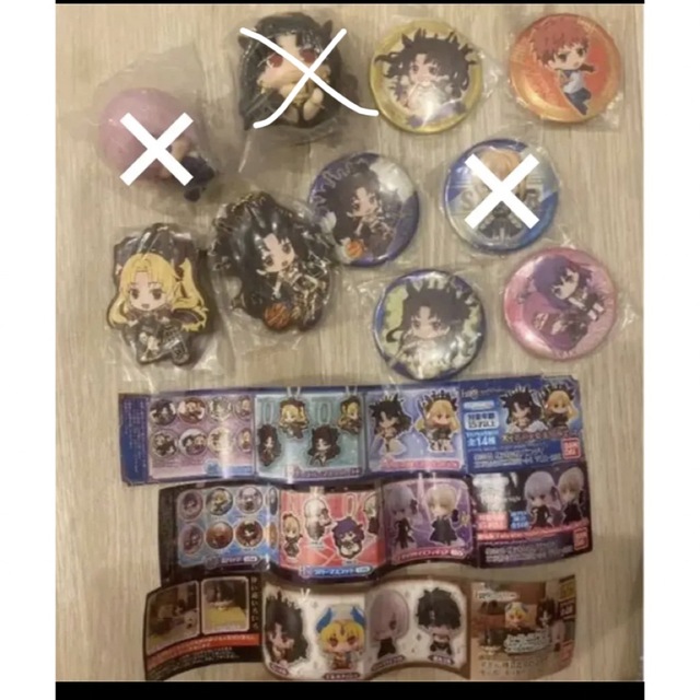 BANDAI(バンダイ)のfate FGO  Fate Grand Order フィギュア　あそーと　HF エンタメ/ホビーのアニメグッズ(バッジ/ピンバッジ)の商品写真