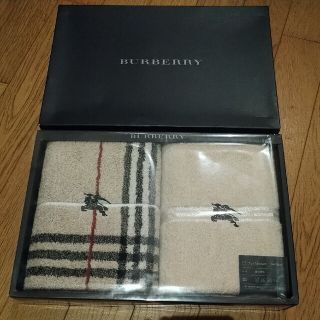 バーバリー(BURBERRY)のバーバリーフェイスタオル2枚(タオル/バス用品)