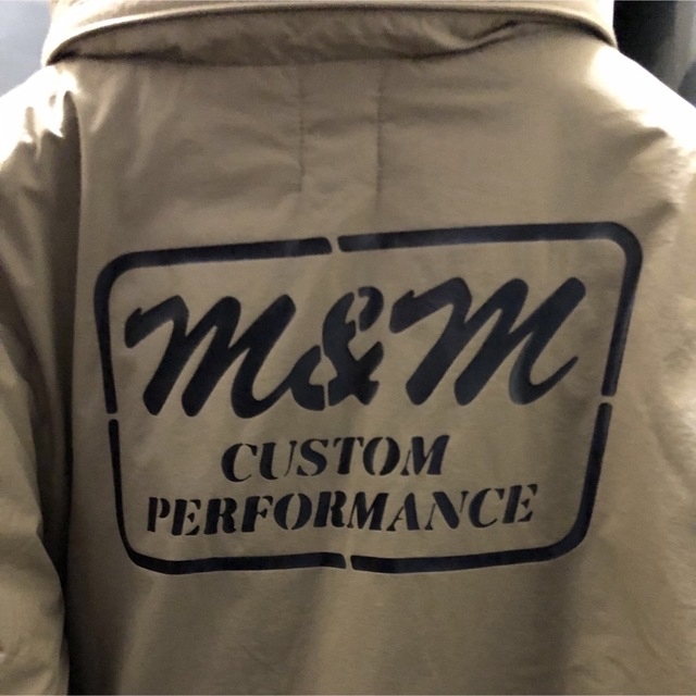 M&M WARM SHELL STAND HOODED JACKET M 茶系 - その他