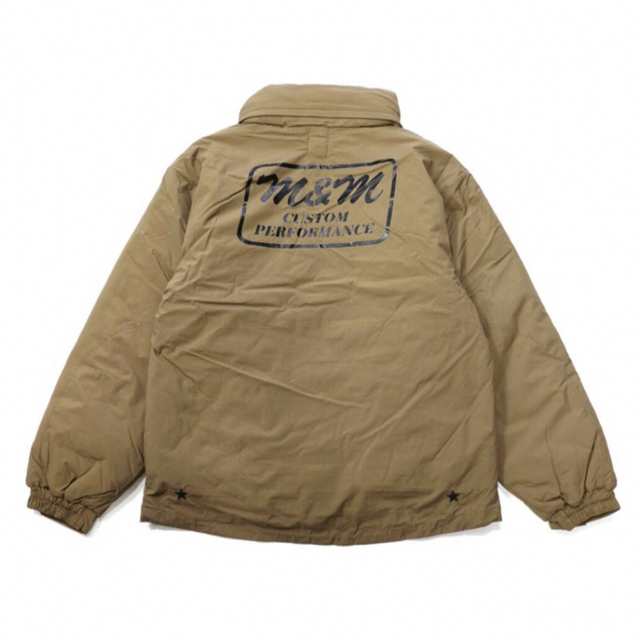 M&M WARM SHELL STAND HOODED JACKET M 茶系 - その他