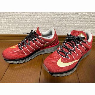 NIKE スニーカー レッド 赤 AIRMAX カスタム オーダーメイド(スニーカー)