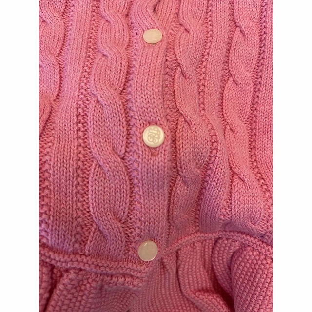 Ralph Lauren キッズkids ニットカーディガン ピンク 130cm