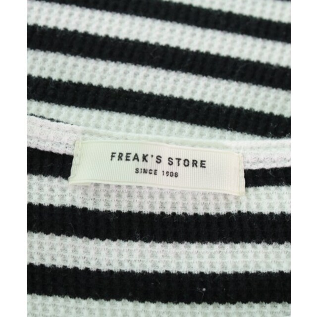 FREAK'S STORE(フリークスストア)のFREAK'S STORE ノースリーブ F 黒x白(ボーダー) 【古着】【中古】 レディースのトップス(タンクトップ)の商品写真