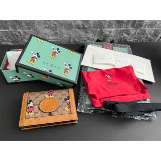 グッチ(Gucci)のGUCCI ディズニー コラボ コンパクトウォレット 二つ折り財布 ウォレット(財布)