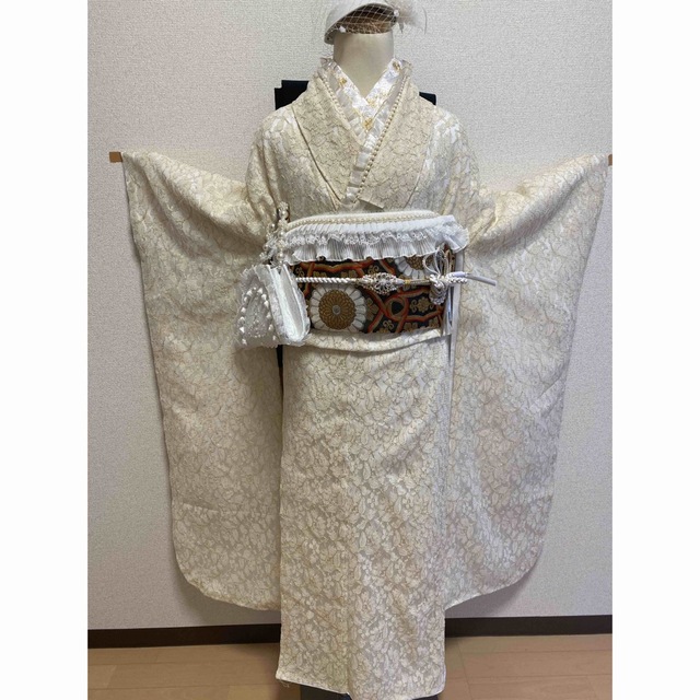 最大の割引 新品 成人式 (9点)フルセット レース振袖 総刺繍 振袖