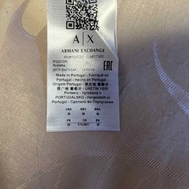 ARMANI EXCHANGE(アルマーニエクスチェンジ)のAX(アルマーニエクスチェンジ) Tシャツ レディースのトップス(Tシャツ(半袖/袖なし))の商品写真