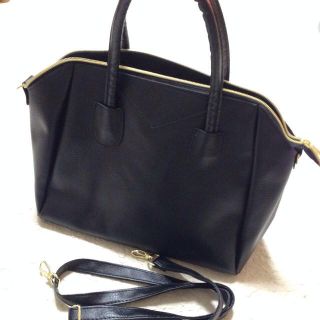 新品☆黒オシャレバッグ(トートバッグ)