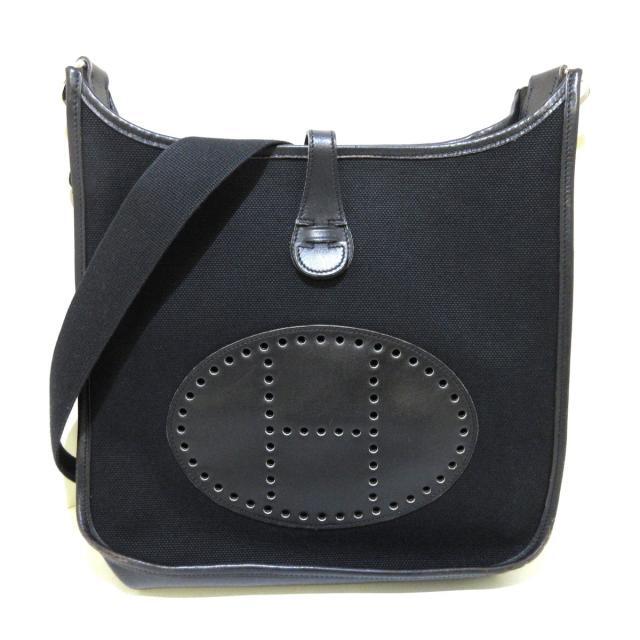 超熱 Hermes - エルメス ショルダーバッグ エブリンPM 黒 ショルダー
