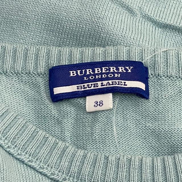 BURBERRY BLUE LABEL(バーバリーブルーレーベル)のバーバリーブルーレーベル 半袖セーター 38 レディースのトップス(ニット/セーター)の商品写真