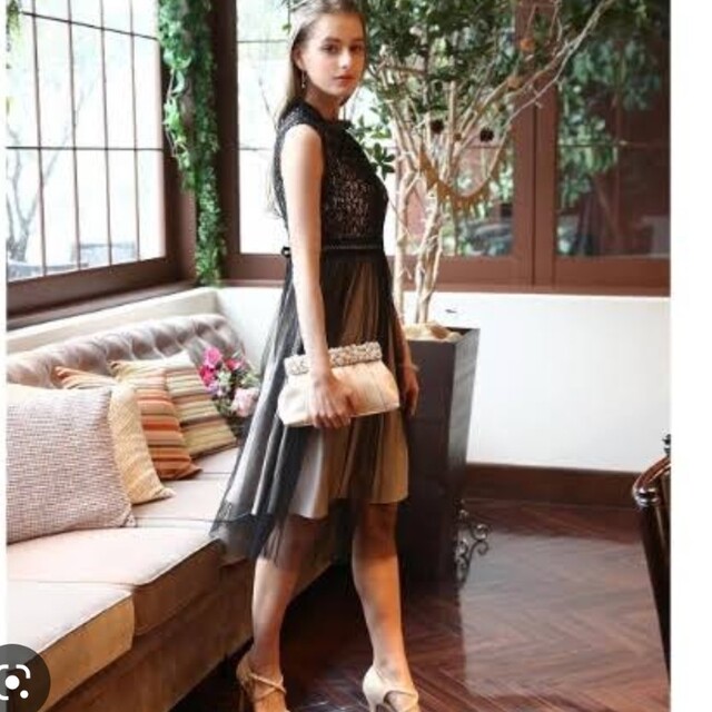 アサクラ　ドレス レディースのフォーマル/ドレス(ミディアムドレス)の商品写真