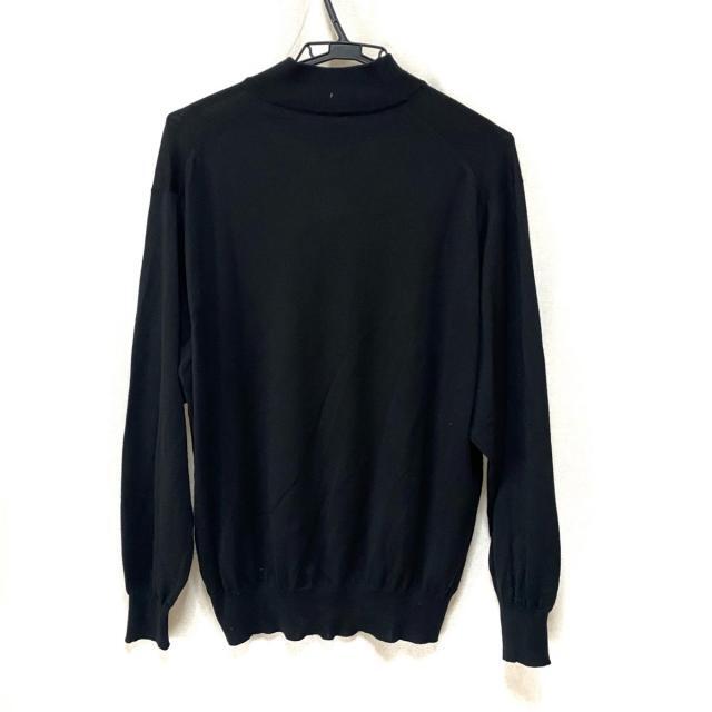 Agnona(アニオナ)のアニオナ 長袖セーター サイズ50 メンズ 黒 メンズのトップス(ニット/セーター)の商品写真