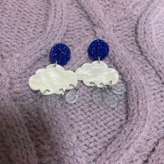 くも☁️モチーフピアス(ピアス)