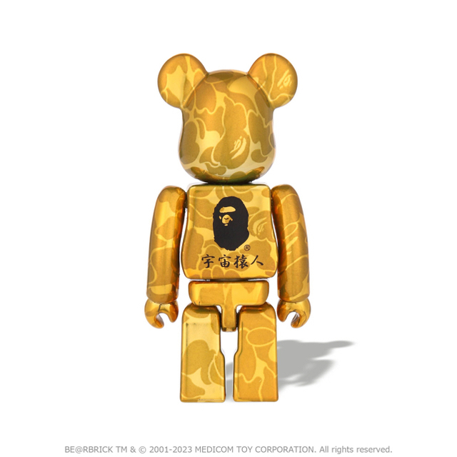 BE@RBRICK(ベアブリック)のすぐに発送可能　BE@RBRICK BAPE®︎ 達磨金メッキ　1000% エンタメ/ホビーのフィギュア(その他)の商品写真