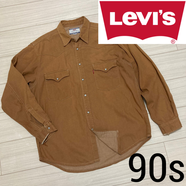 90s Vintage■Levi's リーバイス■ワーク ウエスタン シャツ L | フリマアプリ ラクマ
