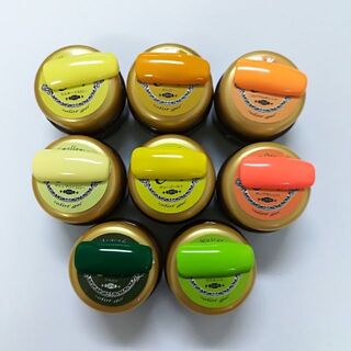 ◆カラー変更可◆柑橘カラー ジェルネイル 8色セット カラージェル(カラージェル)