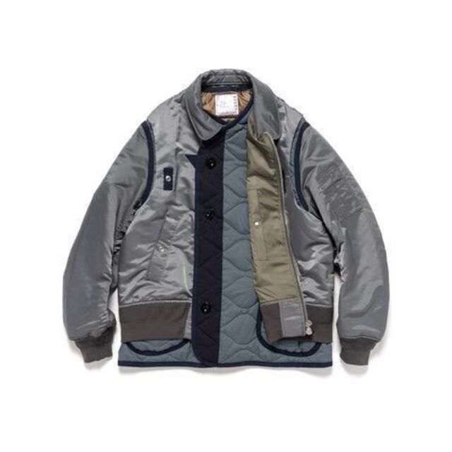 sacai - サイズ 1 SACAI 22AW Nylon Twill Mix Blousonの通販 by