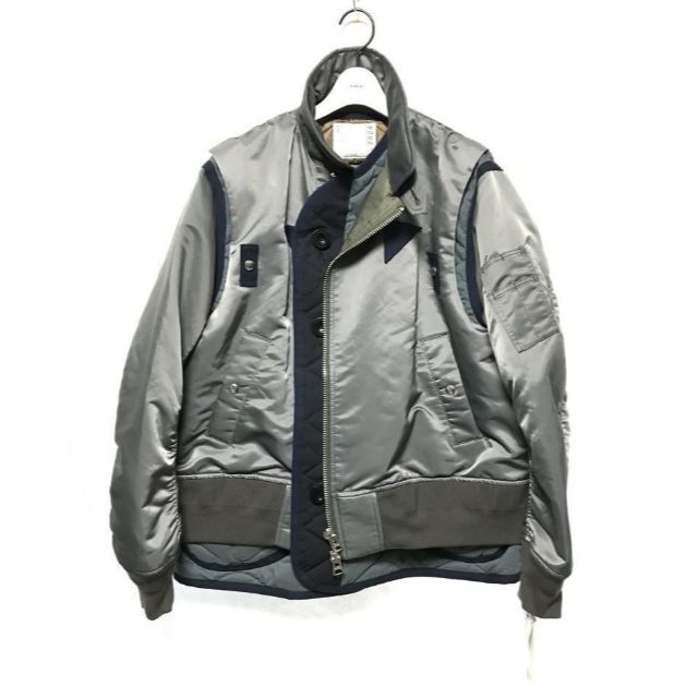 sacai - サイズ 1 SACAI 22AW Nylon Twill Mix Blousonの通販 by