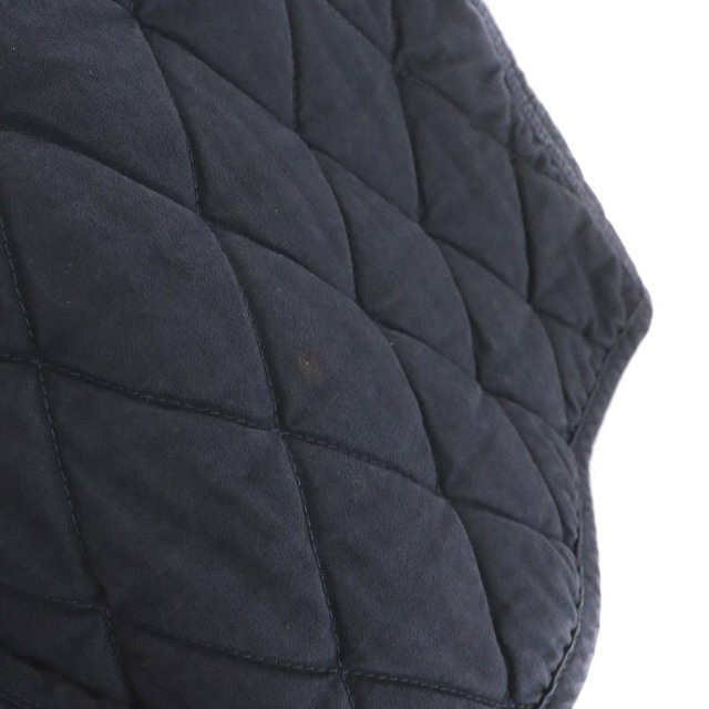 OMNIGOD(オムニゴッド)のOMNIGOD キルティングコート ロング丈 フード アウター 2 M 紺 メンズのジャケット/アウター(その他)の商品写真