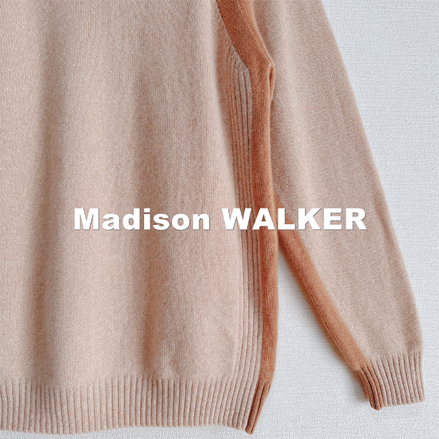 【MADISON WALKER】マディソンウォーカー カシミヤ100% ニット メンズのトップス(ニット/セーター)の商品写真