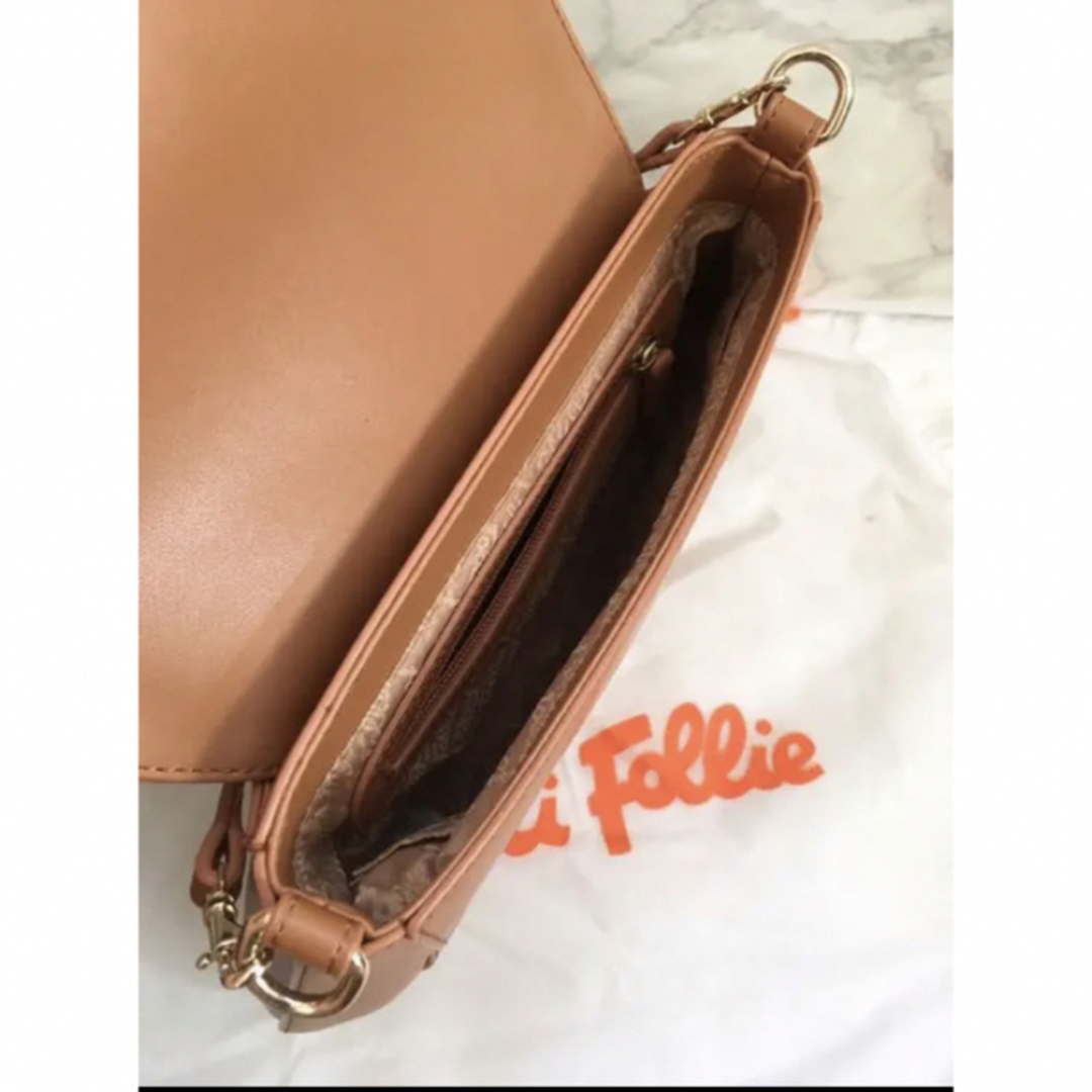 フォリフォリ Folli Follie 2wayショルダーブラウン - ショルダーバッグ