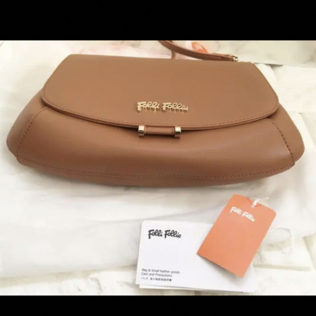 フォリフォリ Folli Follie 2wayショルダーブラウン - ショルダーバッグ