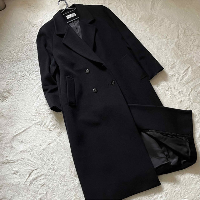 CASHMERE ONWARD レディース ロングコート ブラック - ロングコート