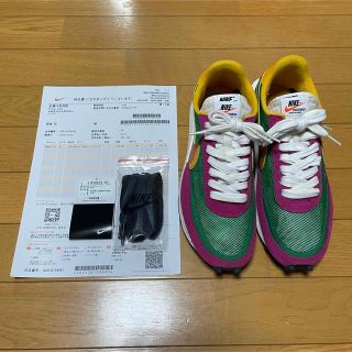 ナイキ(NIKE)のsacai × NIKE LDV WAFFLE PINE GREEN 25cm(スニーカー)