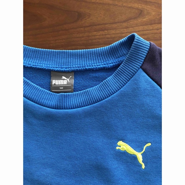 PUMA(プーマ)の専用　PUMA プーマ　キッズトレーナー160 キッズ/ベビー/マタニティのキッズ服男の子用(90cm~)(Tシャツ/カットソー)の商品写真