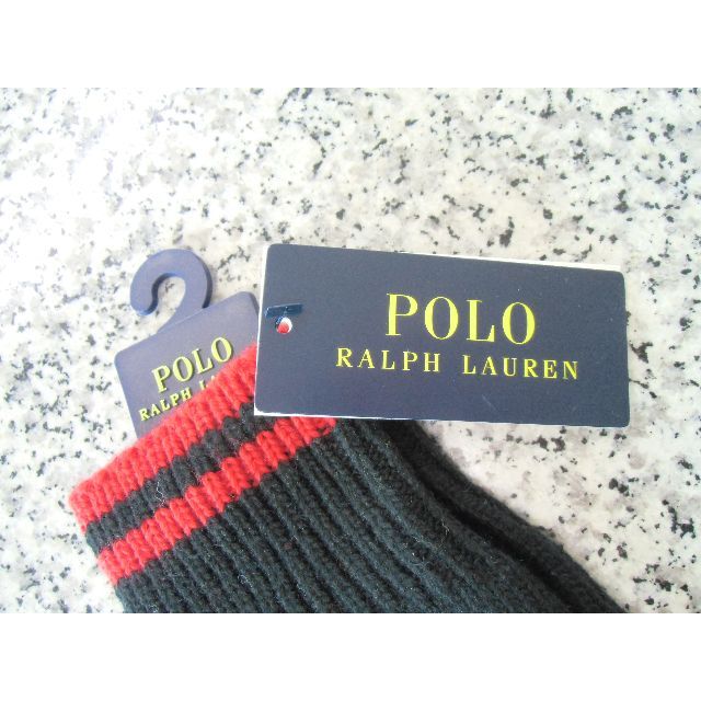 POLO（RALPH LAUREN）(ポロ)のポロ ラルフローレン ポロベアー 手袋 ニットグローブ メンズのファッション小物(手袋)の商品写真