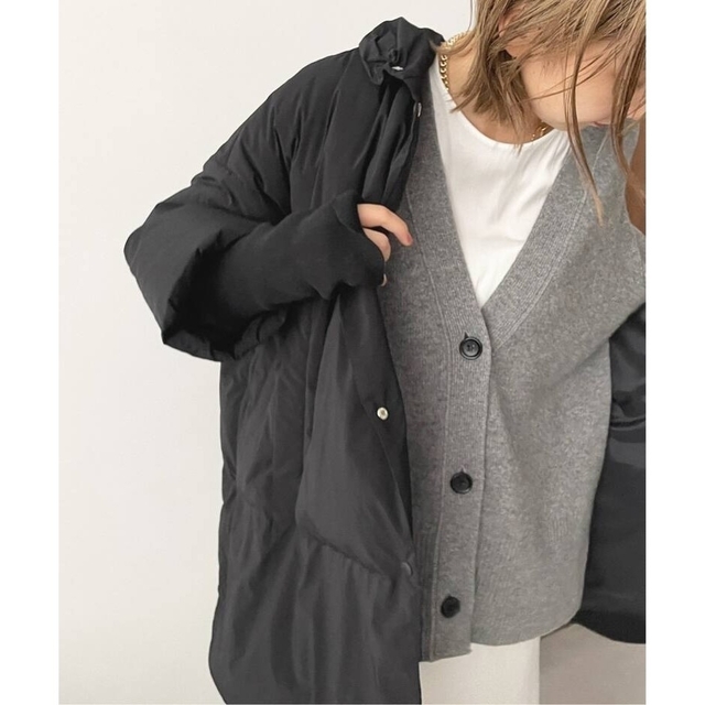 新品 22AW Plage プラージュ【R’IAM】ダウンコート ブラック 38