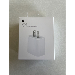 アップル(Apple)の【(純正)新品未開封】USB-C 20W Power Adapter(変圧器/アダプター)