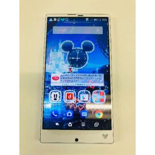 シャープ(SHARP)のDisney Mobile docomo SH-02G White シャープ(スマートフォン本体)