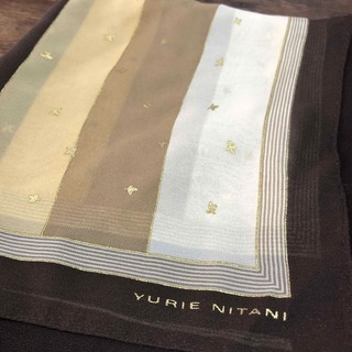 YURIE NITANI シルクスカーフ(バンダナ/スカーフ)