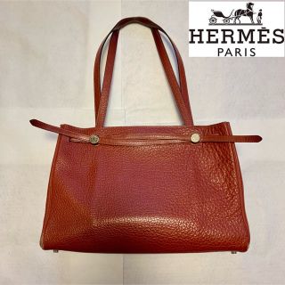 Hermes - エルメス カバナ オールレザー ショルダーバッグ 赤の通販