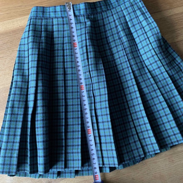 familiar(ファミリア)のファミリア　120 チェック　スカート　グリーン キッズ/ベビー/マタニティのキッズ服女の子用(90cm~)(スカート)の商品写真