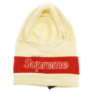 シュプリーム(Supreme)のSUPREME シュプリーム 18AW Polartec Balaclava ロゴ刺繍ポーラーテックフリース バラクラバ ベージュ/レッド(その他)