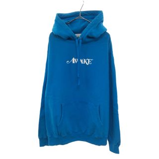 アウェイク(AWAKE)のAWAKE アウェイク Logo Pullover Parka ロゴプルオーバーパーカー ブルー(パーカー)