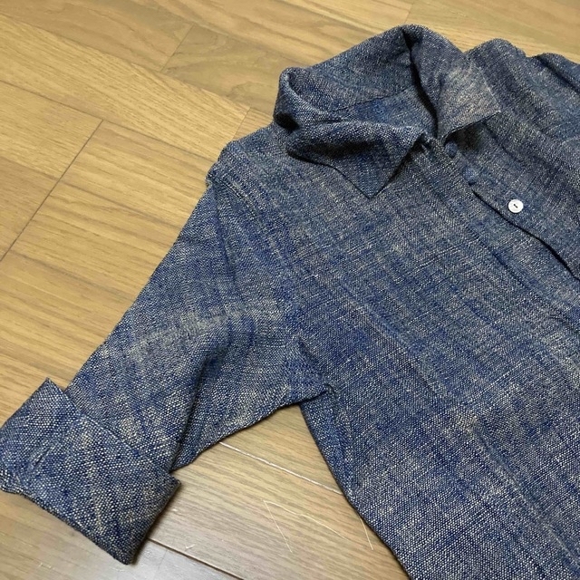 【期間限定大幅値下げ中‼️】うさと　usaato cotton 七分袖　藍染 5