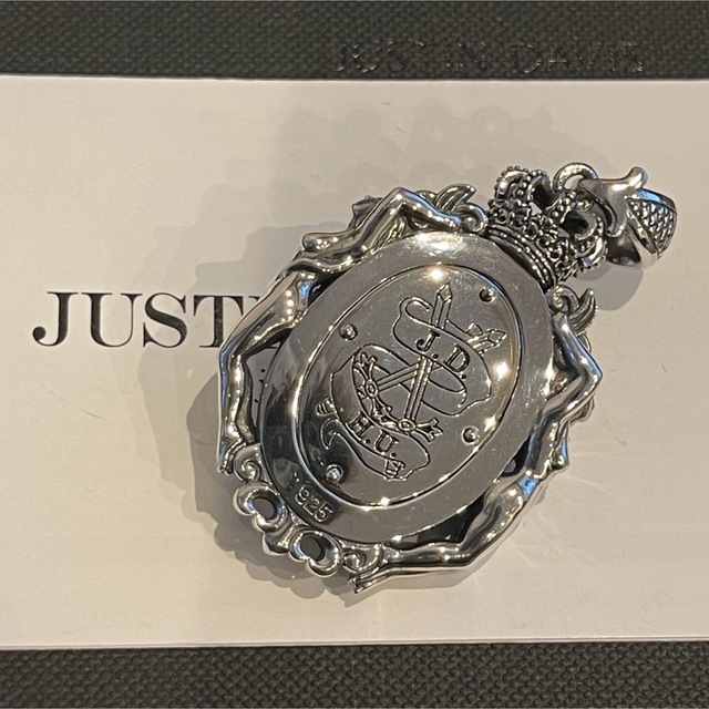 新品◇JUSTIN DAVIS◇カメオスカルペンダント◇定価97,◇-