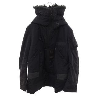 ジュンヤワタナベコムデギャルソン(JUNYA WATANABE COMME des GARCONS)のeYe COMME des GARCONS JUNYA WATANABE MAN アイ コム デ ギャルソン ジュンヤ ワタナベ マン 16AW×THE NORTH ザノースフェイス ジップアップミリタリージャケット ブラック WR-J910(フライトジャケット)