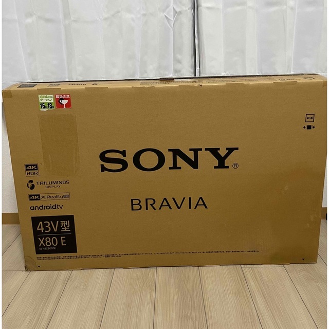 SONY BRAVIA 4K対応液晶テレビ X8000E KJ-43X8000E