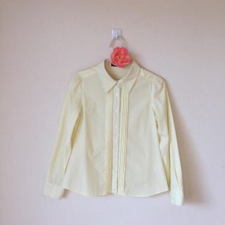 ビームス(BEAMS)の美品【BEAMS ビームス ハート】淡イエロー シャツ(イエナ スピック(シャツ/ブラウス(長袖/七分))