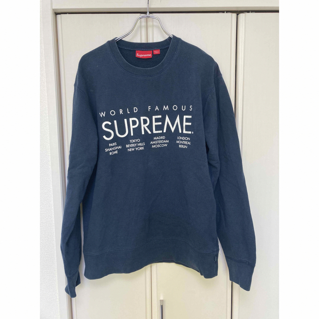 supreme シュプリーム　world famous スウェット