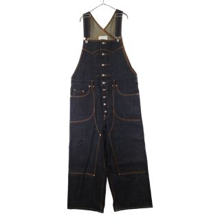 SUGARHILL シュガーヒル 21AW CLASSIC STRAGHT DENIM OVERALLS RIGID INDIGO CLASS04 クラシックストレートデニムオーバーオール ダブルニーリジッド ネイビーインディゴブルー(サロペット/オーバーオール)