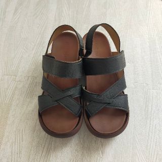 リゲッタ(Re:getA)のリゲッタサンダル　黒　M　23~23.5㌢日本製(サンダル)